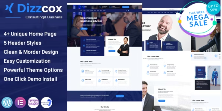 Dizzcox – Consulting Business WordPress Theme
