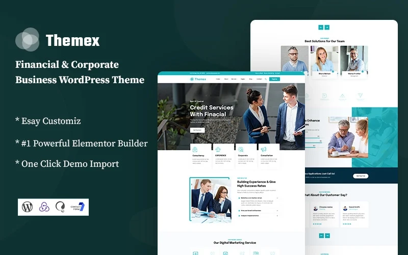 Themex – Financial & Corporate Business WordPress Theme