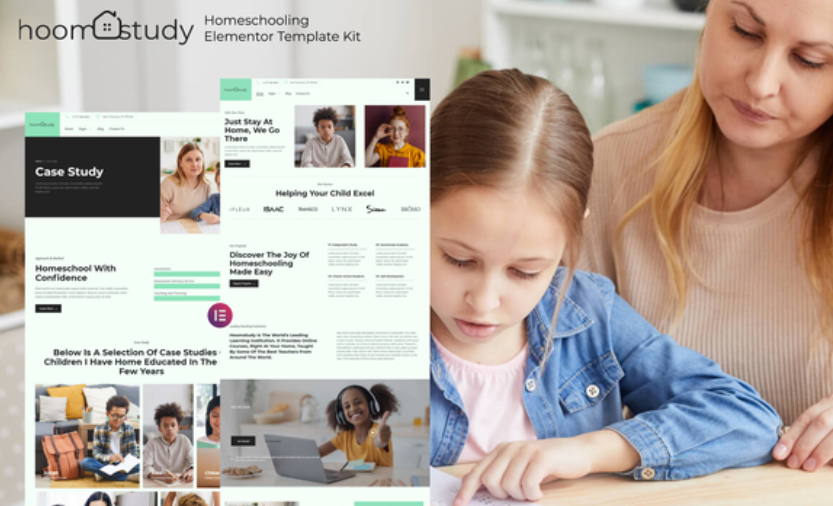 Hoomstudy – Homeschooling Elementor Template