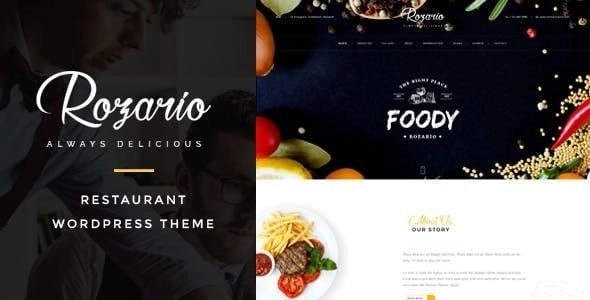 Rozario – Restaurant & Food WordPress Theme