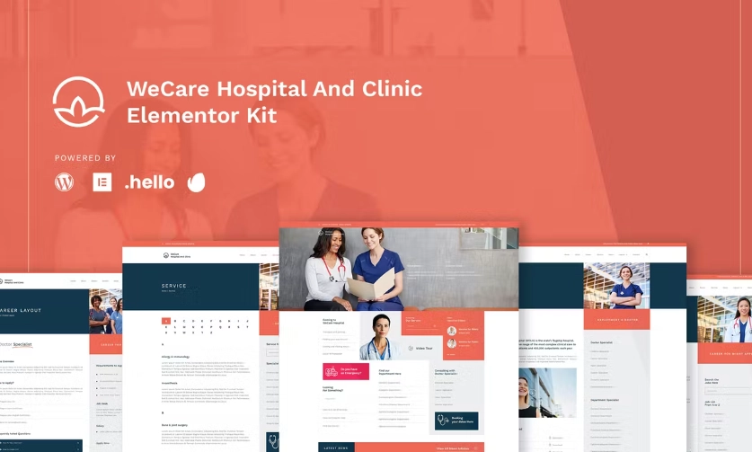 WeCare – Hospital & Clinic Elementor Template
