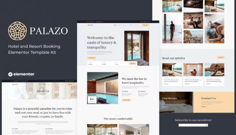 Palazo – Hotel and Resort Booking Elementor Template