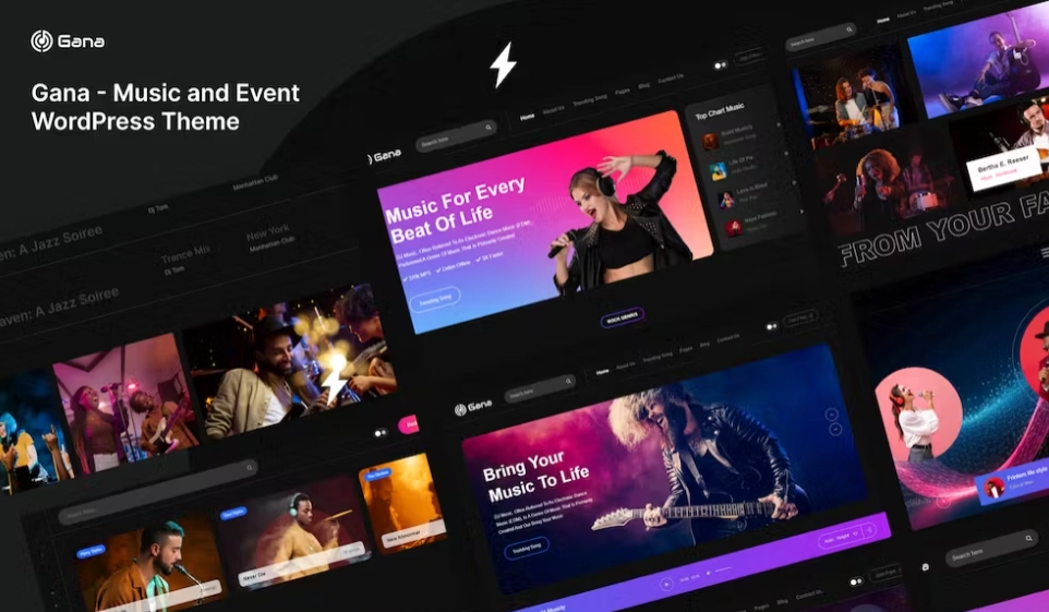 Gana – Music and Event WordPress Theme