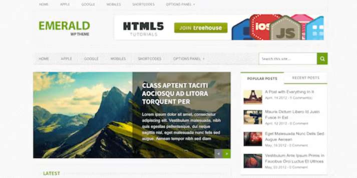 Emerald – Bright & Refreshing Magazine WordPress Theme