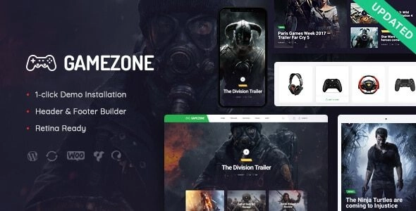 Gamezone | Video Gaming Blog & Esports Store WordPress Theme