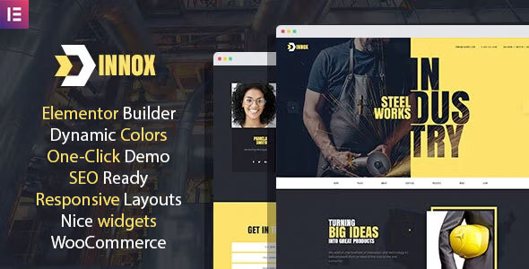 Innox – Industrial WordPress Elementor Theme