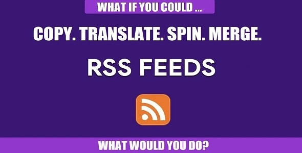 RSS Transmute – Feed Editor and Republisher