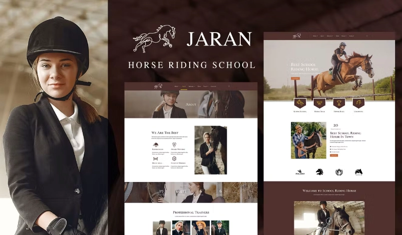 Jaran – Horse Riding School Elementor Template