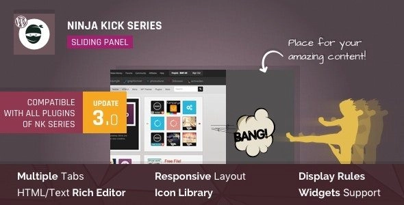 Ninja Kick: Sliding Panel