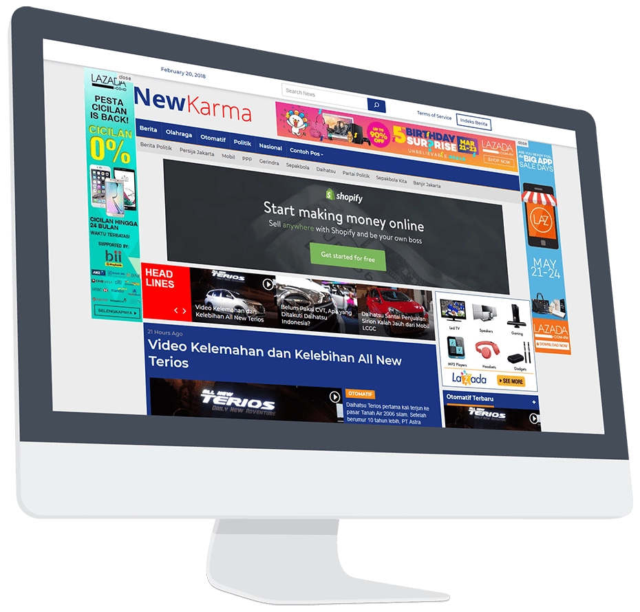 Newkarma – A special wordpress theme for magazine, news or news Indonesia websites