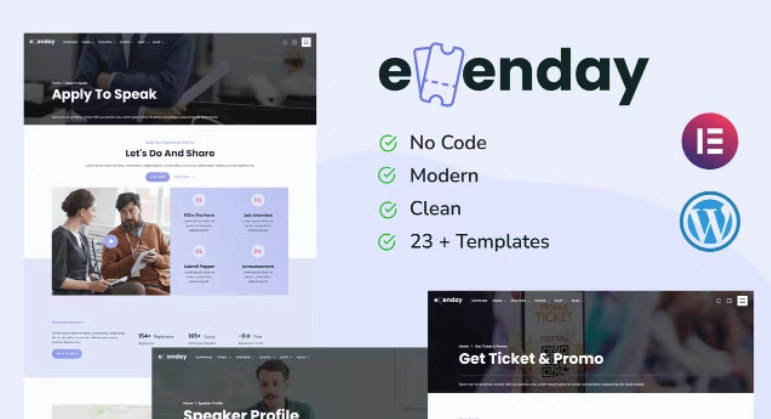 Evenday – Event Management & Expo Orgaziner Elementor Template