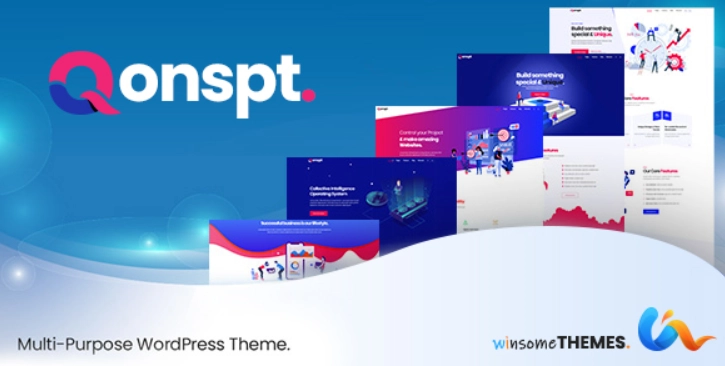 Qonspt – Isometric MultiPurpose WordPress Theme