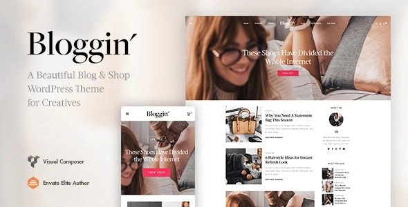 Blggn – A Responsive Blog & Shop WordPress Theme