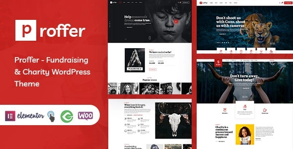 Proffer – Fundraising & Charity WordPress Theme