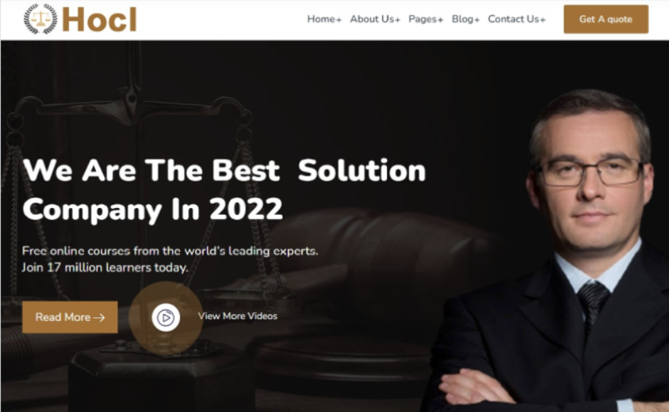 Hocla – Lawyer, Attorney & Law Office WordPress Theme