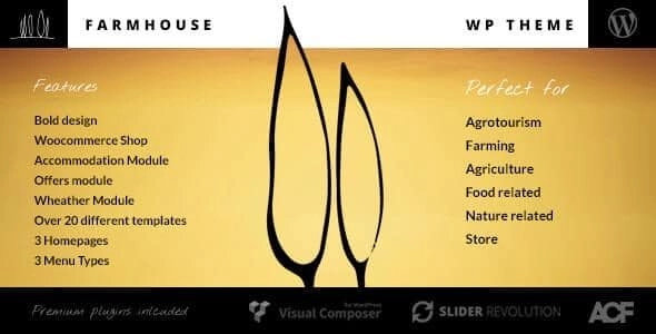 Farmhouse – Agrotourism, Farming and Agriculture theme