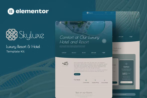 Skyluxe – Luxury Resort & Hotel Elementor Template