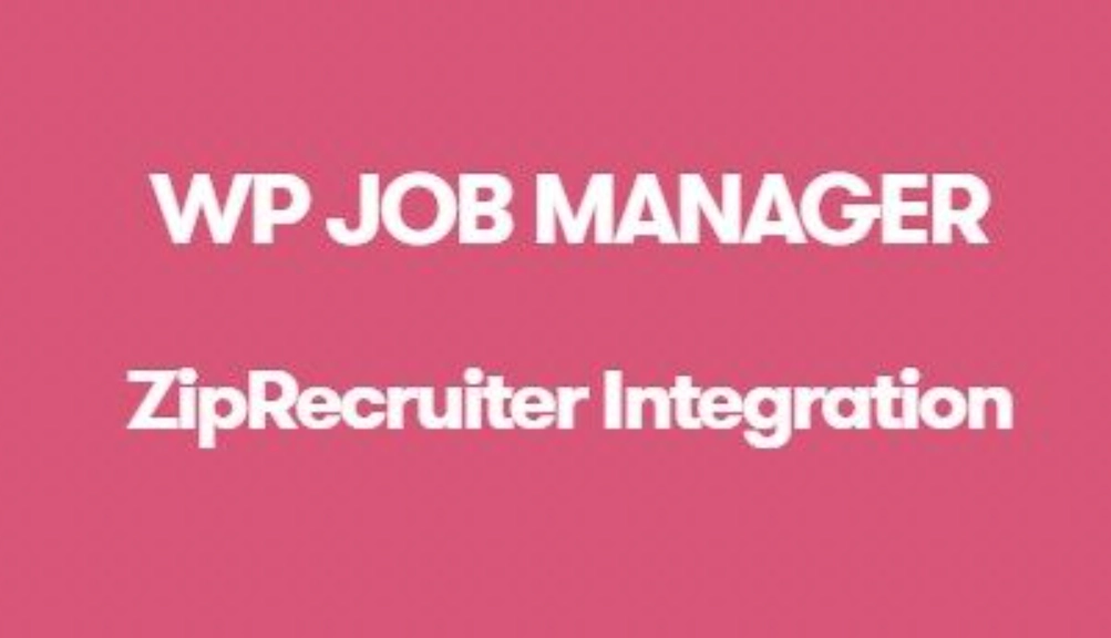 WP Job Manager – ZipRecruiter Integration