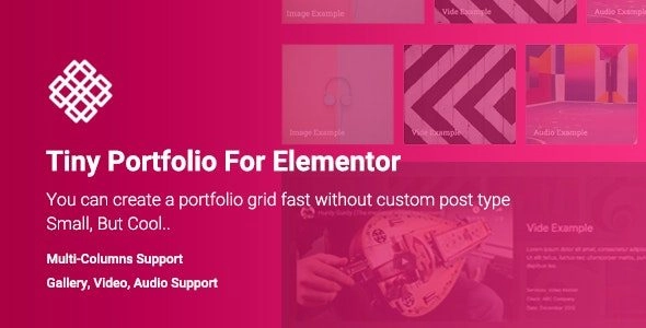 Tiny Portfolio Widgets For Elementor