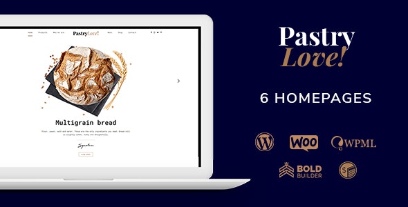 Pastry Love – Bakery & Cake Shop WordPress Theme