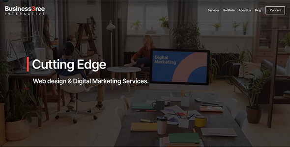 Business3ree WordPress Theme