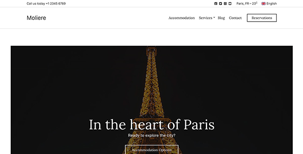 Moliere WordPress Theme