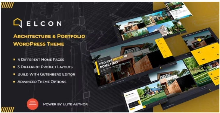 Elcon – Architecture & Portfolio WordPress Theme