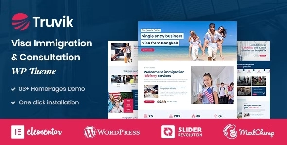 Truvik – Immigration Consulting WordPress Theme