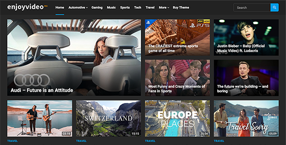 EnjoyVideo Pro Theme