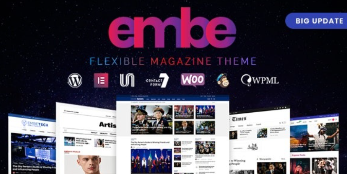 EmBe – Flexible Magazine WordPress Theme