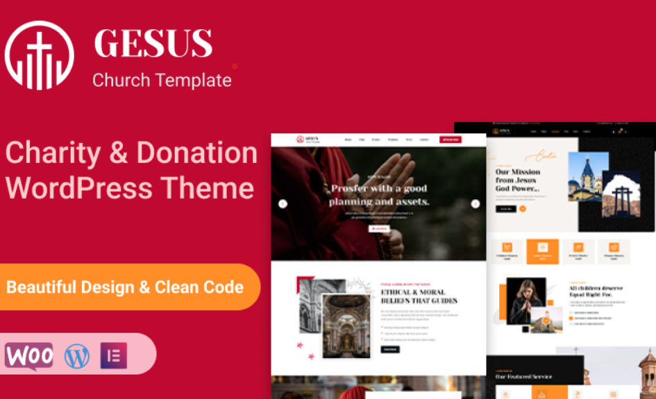 Gesus – Charity & Donation WordPress Theme