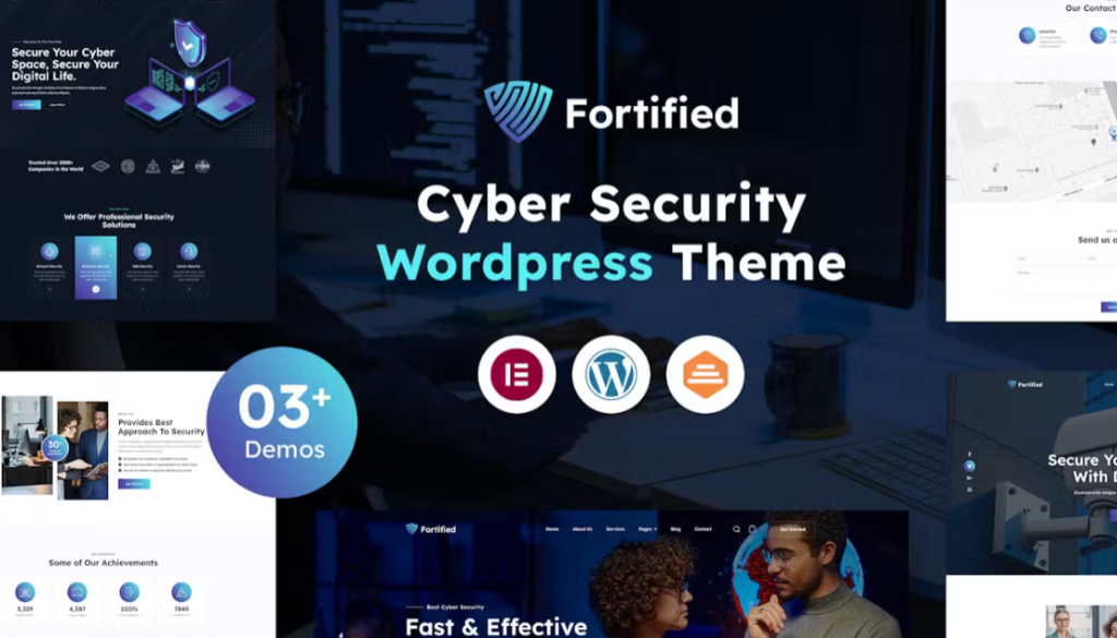 Fortified | IT & Cyber Security WordPress Theme  1.0
