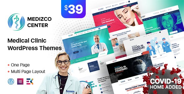 Medizco Medical Health and Dental Care Theme