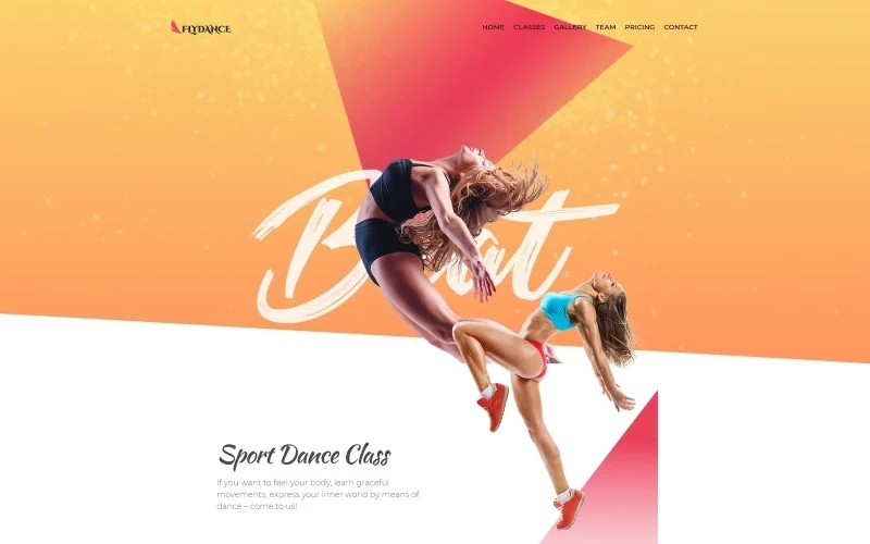 Flydance – Dance Classes WordPress Elementor Theme WordPress Theme