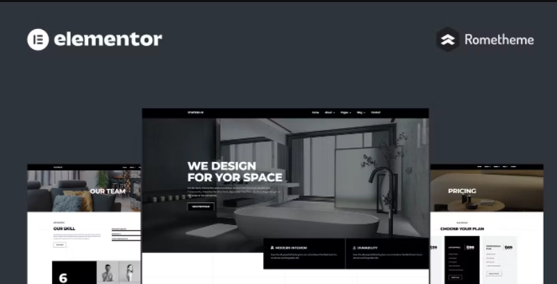 D’Interior – Interior Design Elementor Pro Full Site Template