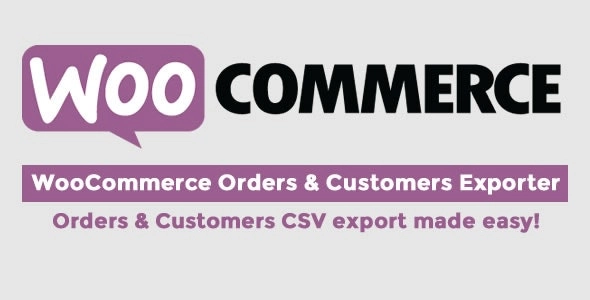 WooCommerce Orders & Customer exporter
