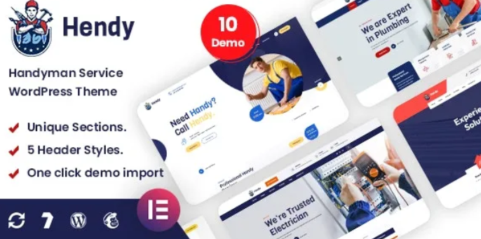 Hendy – Handyman Service WordPress Theme