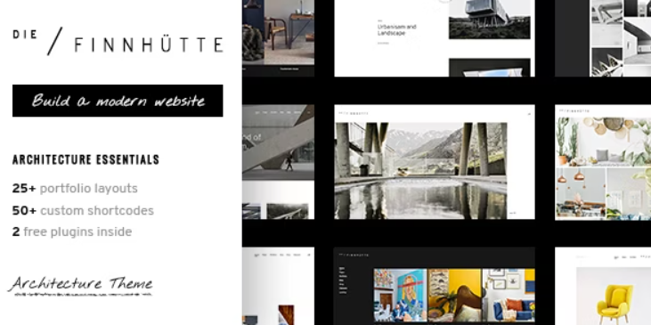 Die Finnhütte – Modern Architecture and Interior Design Theme