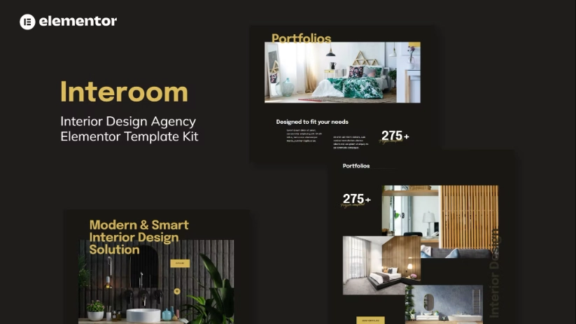 Interoom – Interior Design & Architecture Elementor Template