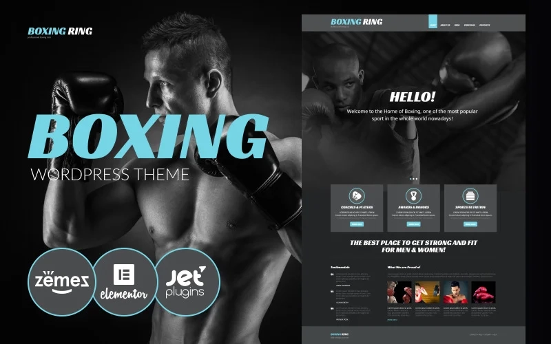 Boxing Ring – Boxing WordPress Theme