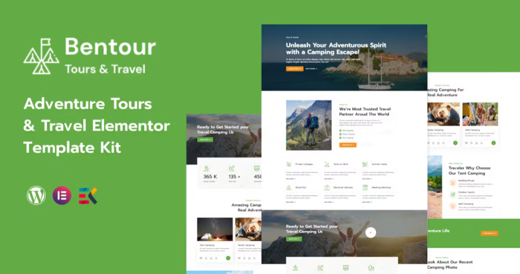 Bentour – Travel & Tour Booking Elementor Template