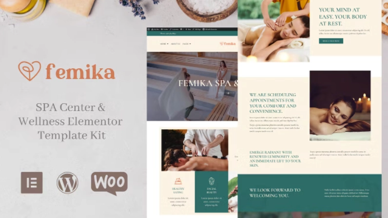 Femika – Spa Center & Wellness Elementor Template