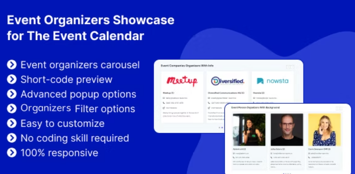 Event Organizers Showcase