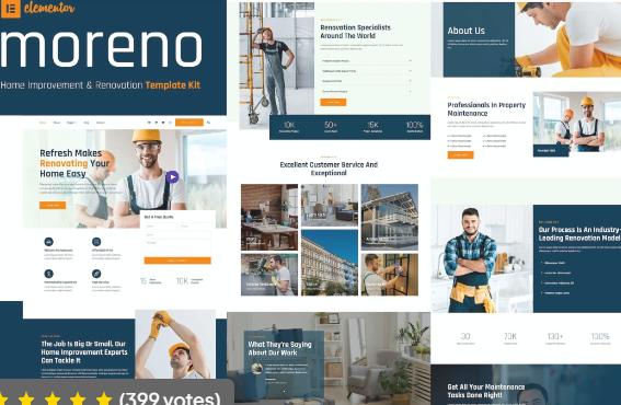 Moreno – Home Improvement & Renovation Template