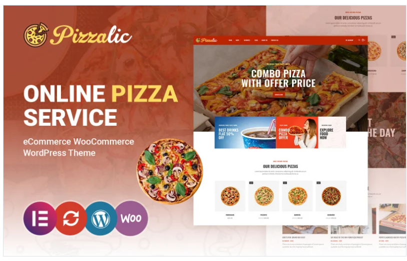 Pizzalic – Pizza and Fast Food Restaurant WooCommerce Theme