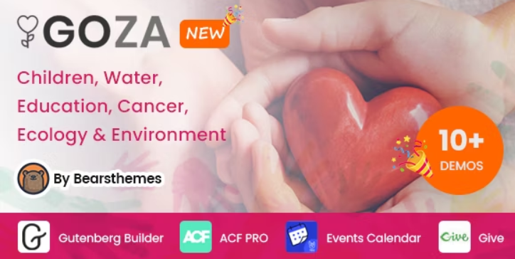 Goza – Nonprofit Charity WordPress Theme