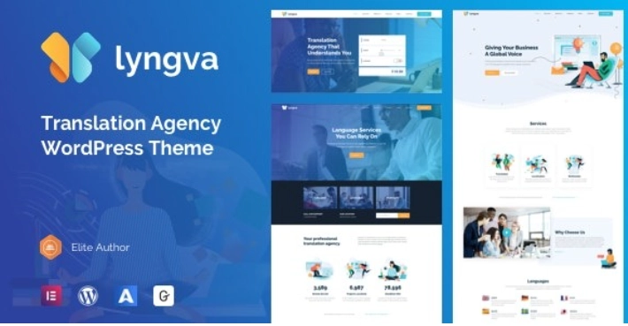 Lyngva – Translation Agency WordPress