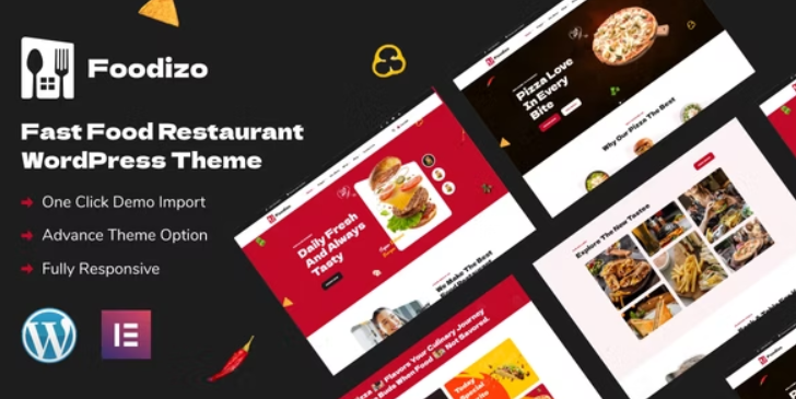 Foodizo – Fast Food Restaurant WordPress Theme