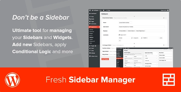Fresh Sidebar Manager