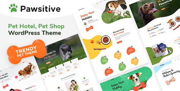 Pawsitive – Pet Care & Shop WordPress Theme